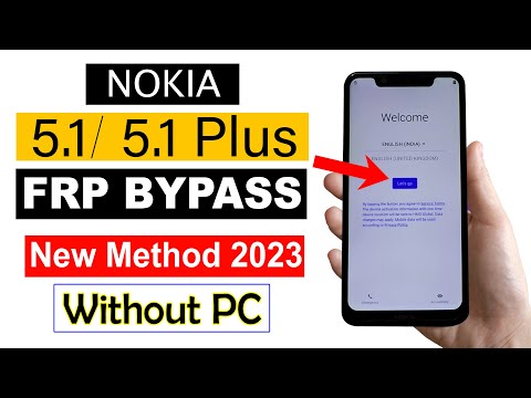 Nokia 5.1/5.1 Plus FRP BYPASS  🚀 NEW TRICK 2023 (Without Computer) | 100% Work