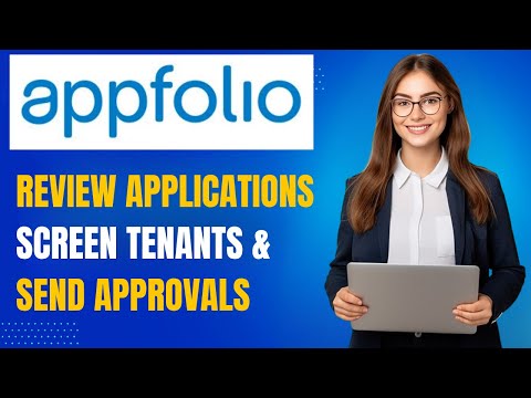 AppFolio Tutorial | How to Screen Tenant Applications Step by Step