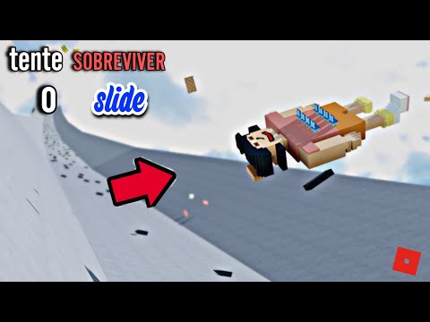 TENTE SOBREVIVER DO SLIDE NA SUA CASA DO ROBLOX - Slide House Tumble