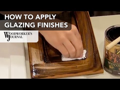 How to Apply a Glazing Finish with Wood Stain