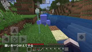 「マイクラのバグ」水の精霊がでたぁ！