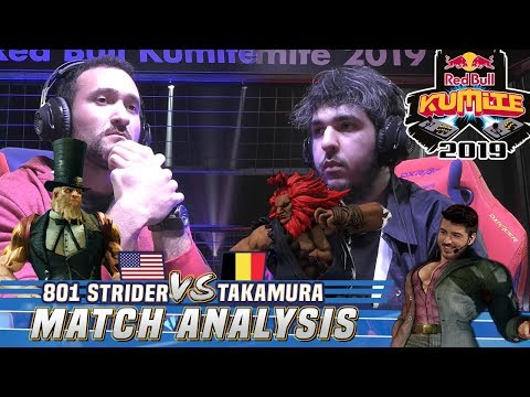 SFV CE Match Analysis: Red Bull Kumite 2019 Top 8 - 801 Strider vs. Takamura