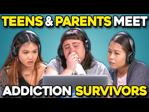 Teens and Parents React To & Meet Survivors Of Addiction