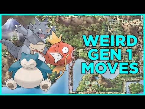 Weird Moves in Pokemon Generation 1