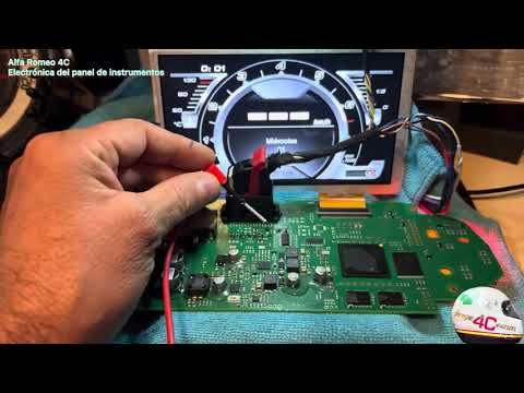 Alfa Romeo 4C. Electrónica del panel de instrumentos