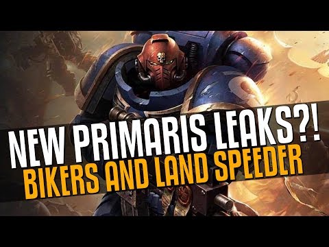 Primaris Bikers and Landspeeder LEAK?!