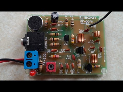 VHF FM Low Power Radio Transmitter Kit Details. Ham Radio. Amateur Radio.