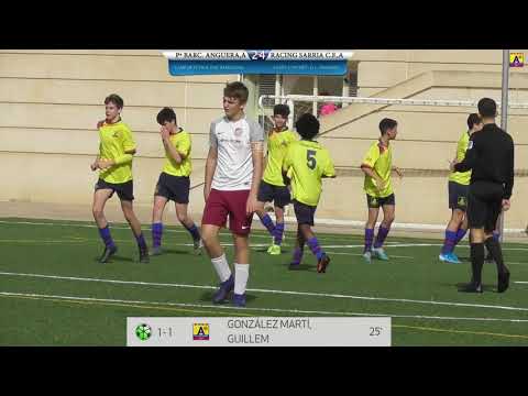 L.2.18. GolsiAturades Pª BARC  ANGUERA,A vs RACING SARRIA C F ,A - Cadet 1ª 29/02/2020