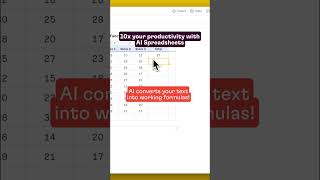 Use AI Spreadsheets and stop worrying about formulas. Just ask it. | AI Spreadsheet Hack #76