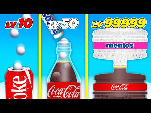 COKE vs. 1,000,000 MENTOS! | Drop & Explode
