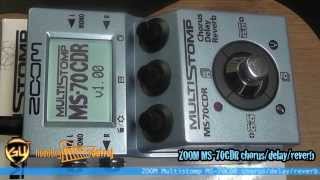Video thumbnail for HN-042 ZOOM Multistomp MS-70CDR chorus - delay - reverb by Marián Marko testy HN