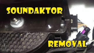 SOUNDAKTOR Removal DIY + Before and After Clips (Golf R)