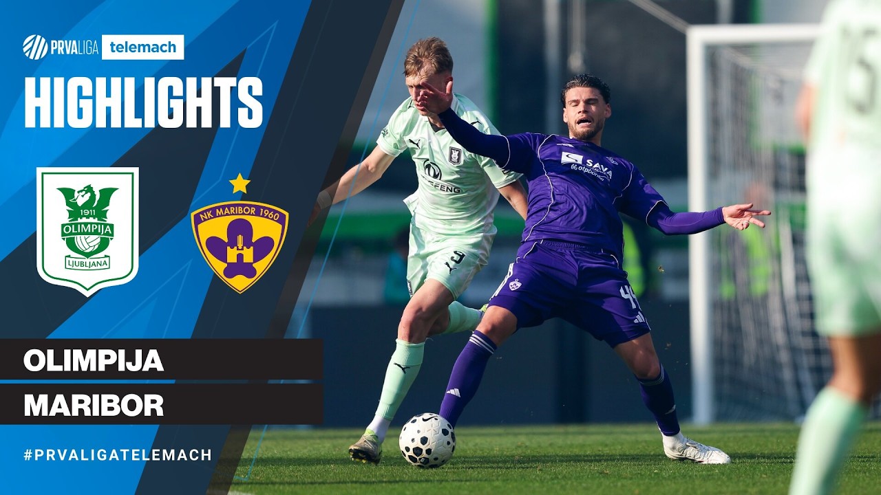 NK Olimpija Ljubljana vs NK Maribor Highlights