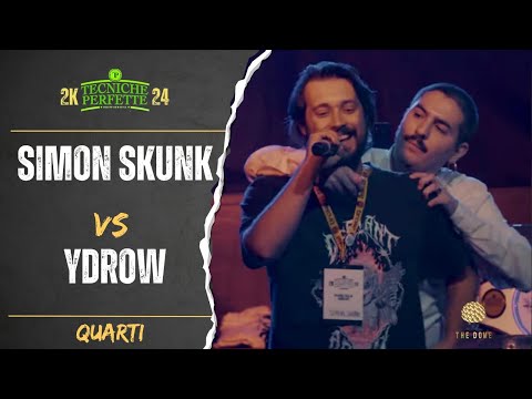 SIMON SKUNK vs YDROW - QUARTI - FINALISSIMA TECNICHE PERFETTE 2024 - Rap Battle