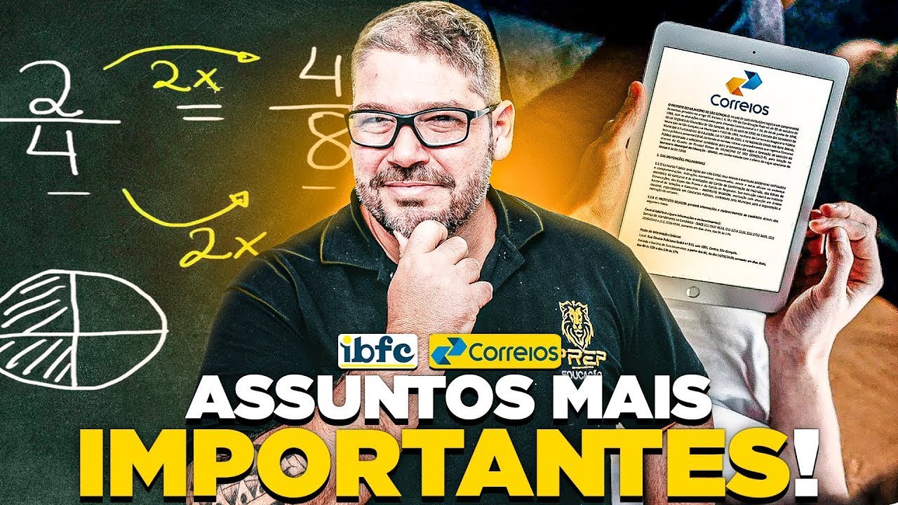 Assuntos Mais Importantes de Matemática Para o Concurso Correios 2024