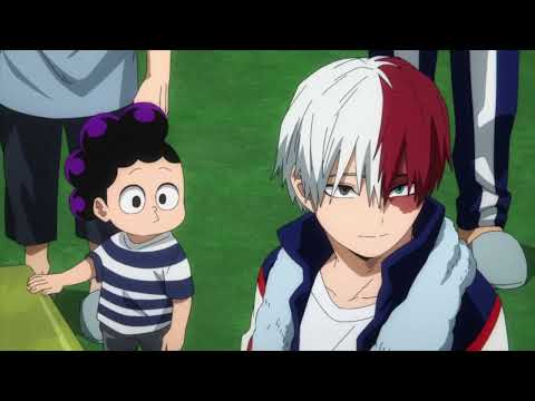 Shoto give Midoriya blanket and Mineta posing like Todoroki | MHA season 6 episode 25 English Dub