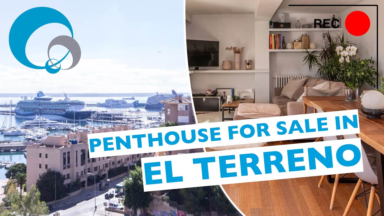 Quietly located penthouse with views of the harbour in El Terreno