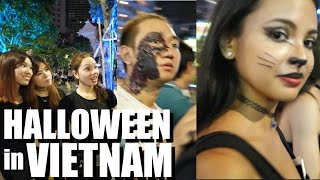Halloween 2015 in SAIGON, VIETNAM on Nguyen Hue St.