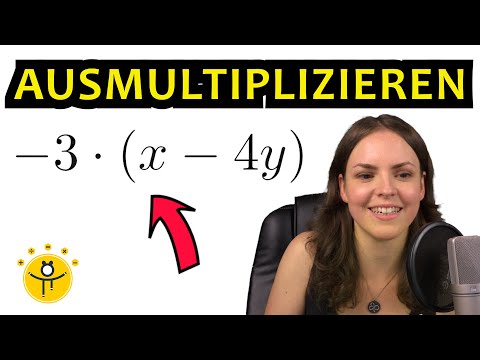 KLAMMERN ausmultiplizieren mit Variablen – DISTRIBUTIVGESETZ Terme, Minusklammer