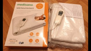 Medisana HU A60 Heated Underblanket from Kaufland review testing. Keep your bed warm in Winter