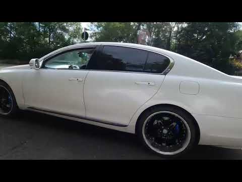 2007/2008 Lexus GS450h 8.5/10J x 20's, custom exhaust system, GSF style set up & remote valve