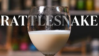 This Whiskey Sour Has a Venomous Bite (The Rattlesnake Cocktail)