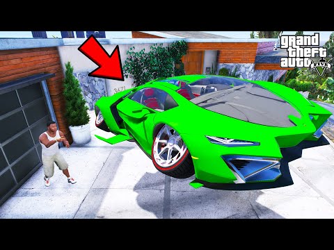 Franklin Steals Most Luxury Flying Lamborghini in GTA 5 | SHINCHAN and CHOP