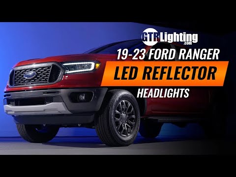 New GTR Carbide LED Reflector Headlight for the 2019 - 2023 Ford Ranger Review & Install