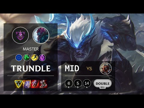 Trundle Mid vs Zed - EUW Master Patch 11.17