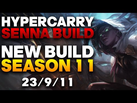 Vapora Dark Senna ADC Gameplay - New Season 11 Hypercarry Senna Build | League of Legends