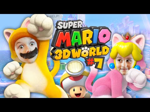 Kids Play Super Mario 3D World - Part 7 - The Great Mushroom Betrayal
