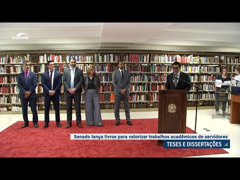 Senado lança coleção de livros com teses e dissertações de servidores