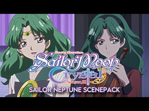 Sailor Neptune scenepack (Sailor Moon Crystal season 3) 1080p