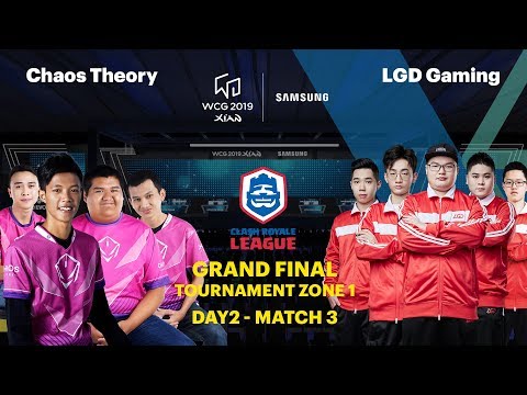 WCG 2019 CRL Invitational - 3R Set 1 | Chaos Theory (Asia) vs LGD Gaming (China)