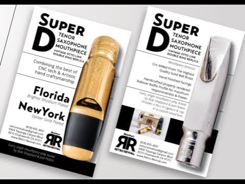 ROB LOCKART ON HIS RETRO-REVIVAL "SUPER D" 7* NY REPLICA LINK DBL. RING TENOR PIECE