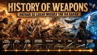 History of Weapons | पत्थर से मिसाइल तक का सफर | हथियारों की पूरी कहानी #history #weapons