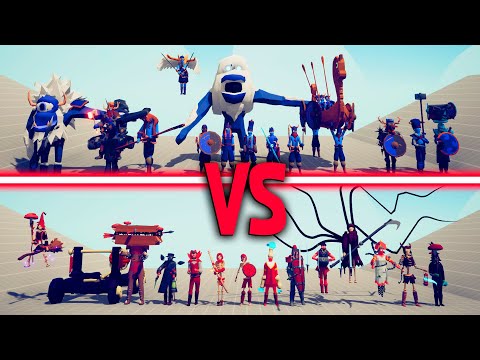 MEGA VIKING TEAM vs MEGA SPOOKY TEAM | TABS - Totally Accurate Battle Simulator