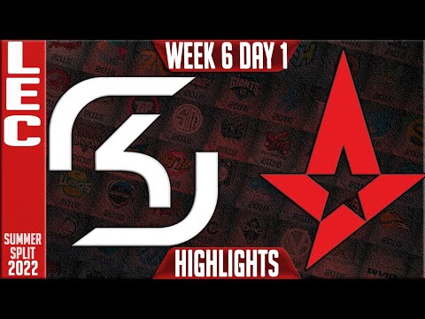 SK vs AST Highlights | LEC Summer 2022 W6D1 | SK Gaming vs Astralis