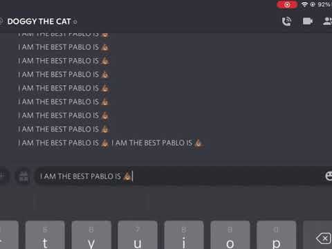 SPAMMING PABLO CUZ SHE WENT TO RESTART HER LAPTOP💀💀
