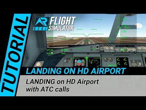 RFS Real Flight Simulator - Tutorial: LANDING on HD Airport