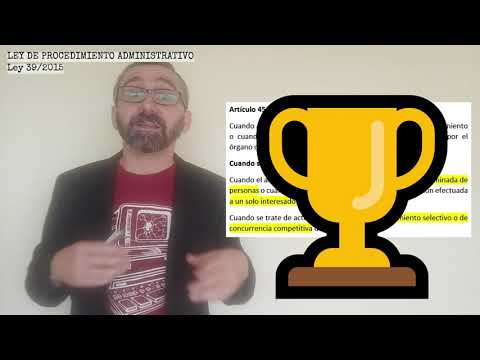Ley 39/2015 - El Procedimiento Administrativo 3ª Parte (Arts 26 a 52)
