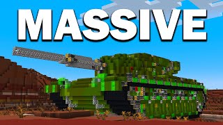 I Built a MASSIVE TANK in Minecraft...