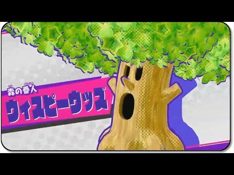 Kirby Star Allies - New Whispy Woods Boss Battle Footage