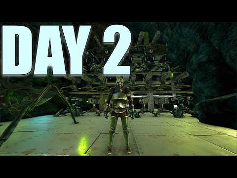 SOLO Claiming Island Carno Cave 16 Hours Into Wipe! | Ark PvP