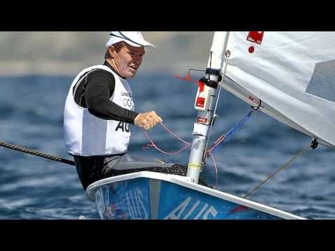 Tom Slingsby of Australia Wins Gold in Mens Laser Sailing London Olympics 2012