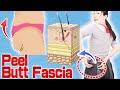 Japanse fascia-peelingmassage & gemakkelijke yoga om koppig hangende kont op te tillen