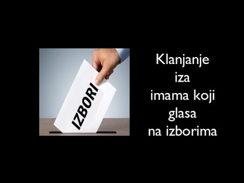 Klanjanje namaza iza imama koji glasa na izborima? - Elvedin Pezić