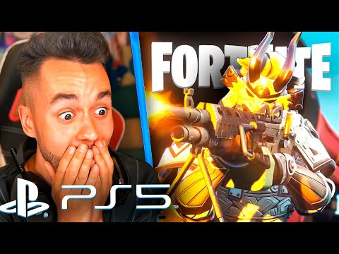 REACTING TO FORTNITE ON PS5 - TheGrefg