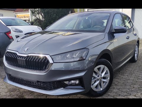 Skoda Fabia 110PS bei Birkle Mobile in Reute bei Freiburg EU Neuwagen als Reimport Graphite Grau Met