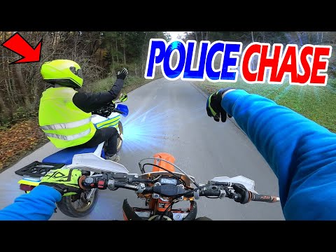 Dirtbike Police Getaway - Cop VS Motorcycle | Ktm EXC 250